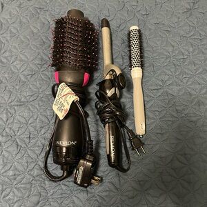 Revlon Hair Styling Tool Set - Black and Pink